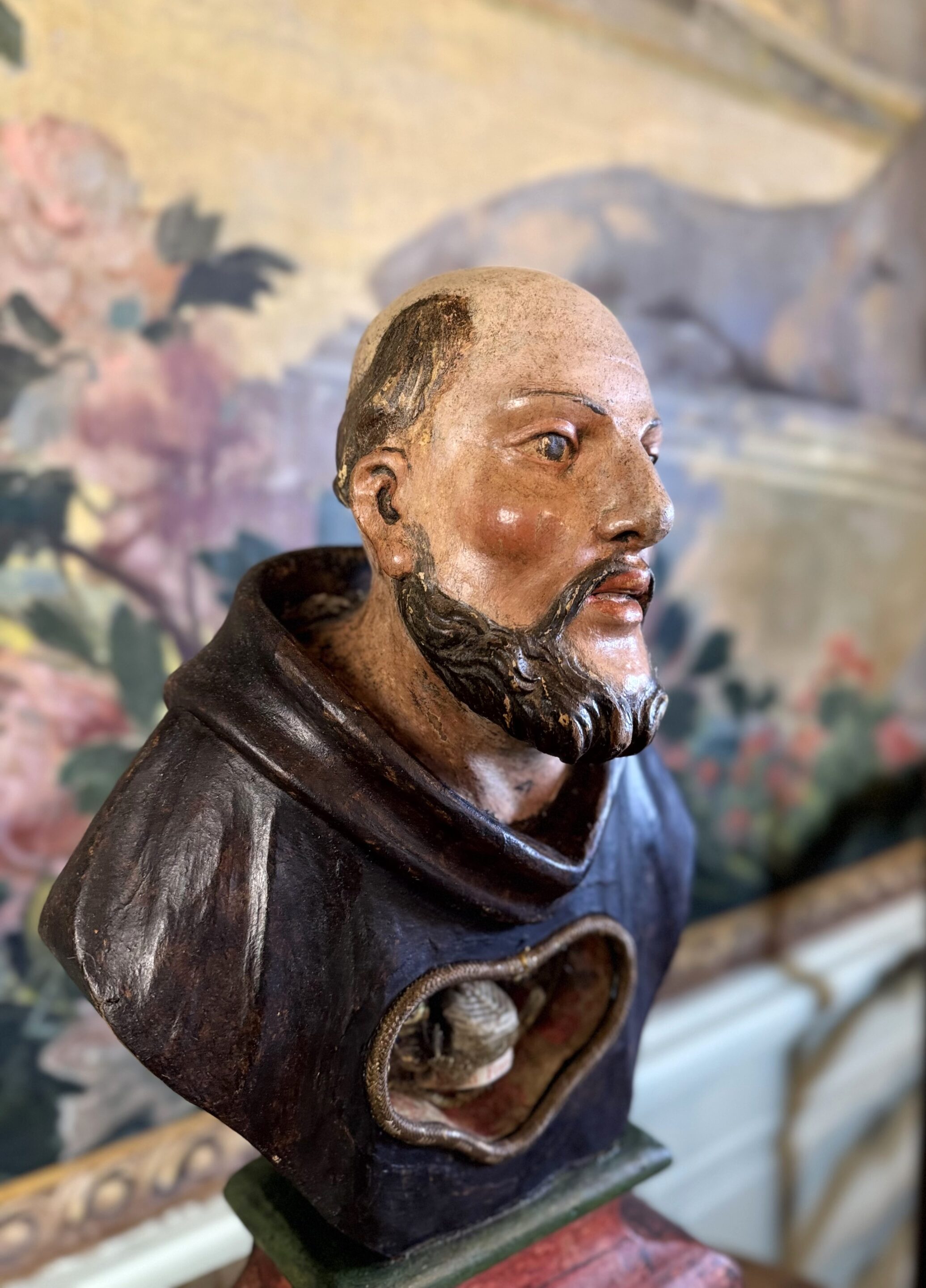 Buste reliquaire de Saint François – XVIIIe – Image 2