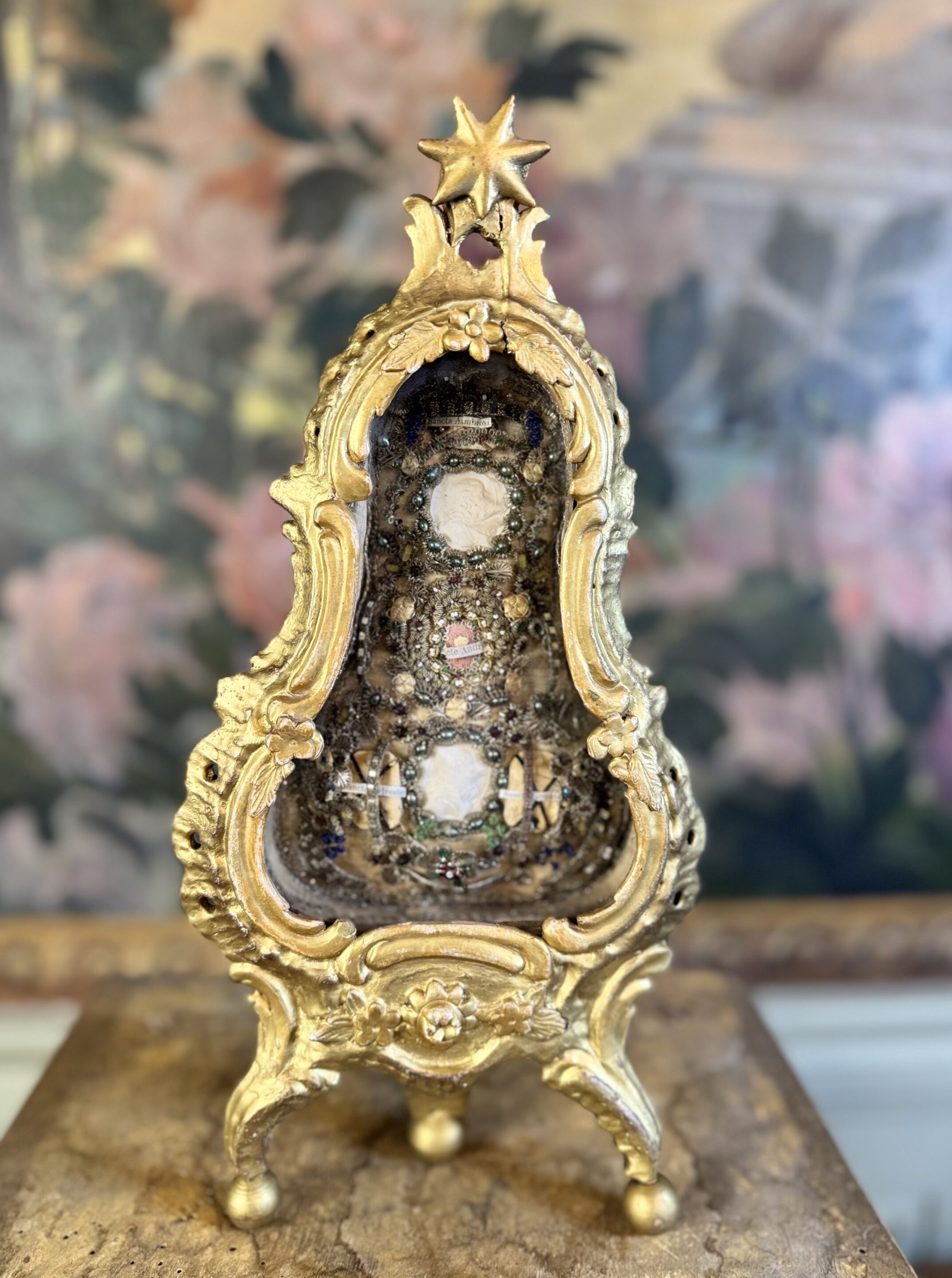 Monstrance reliquaire des saints Sylvestre et Grégoire – XVIIIe
