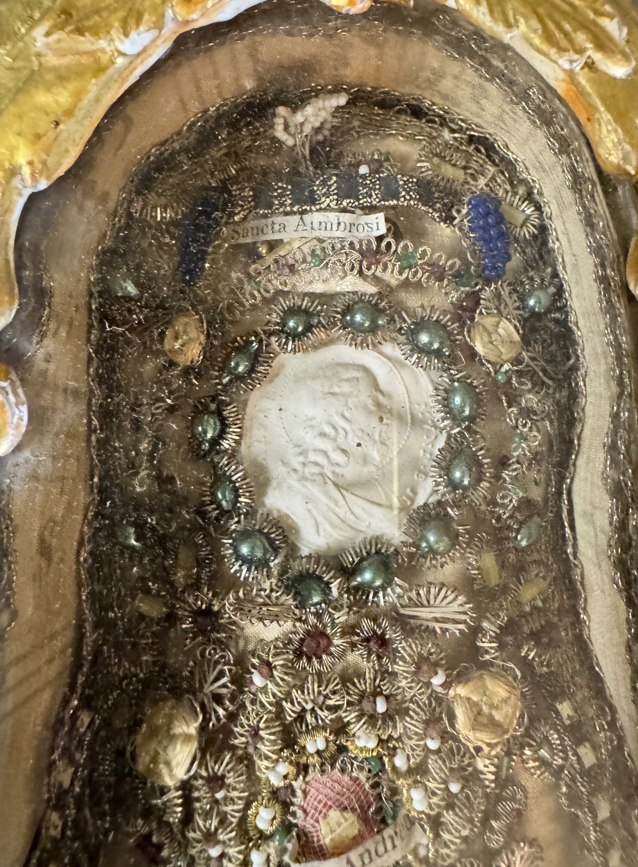 Monstrance reliquaire des saints Sylvestre et Grégoire – XVIIIe – Image 3