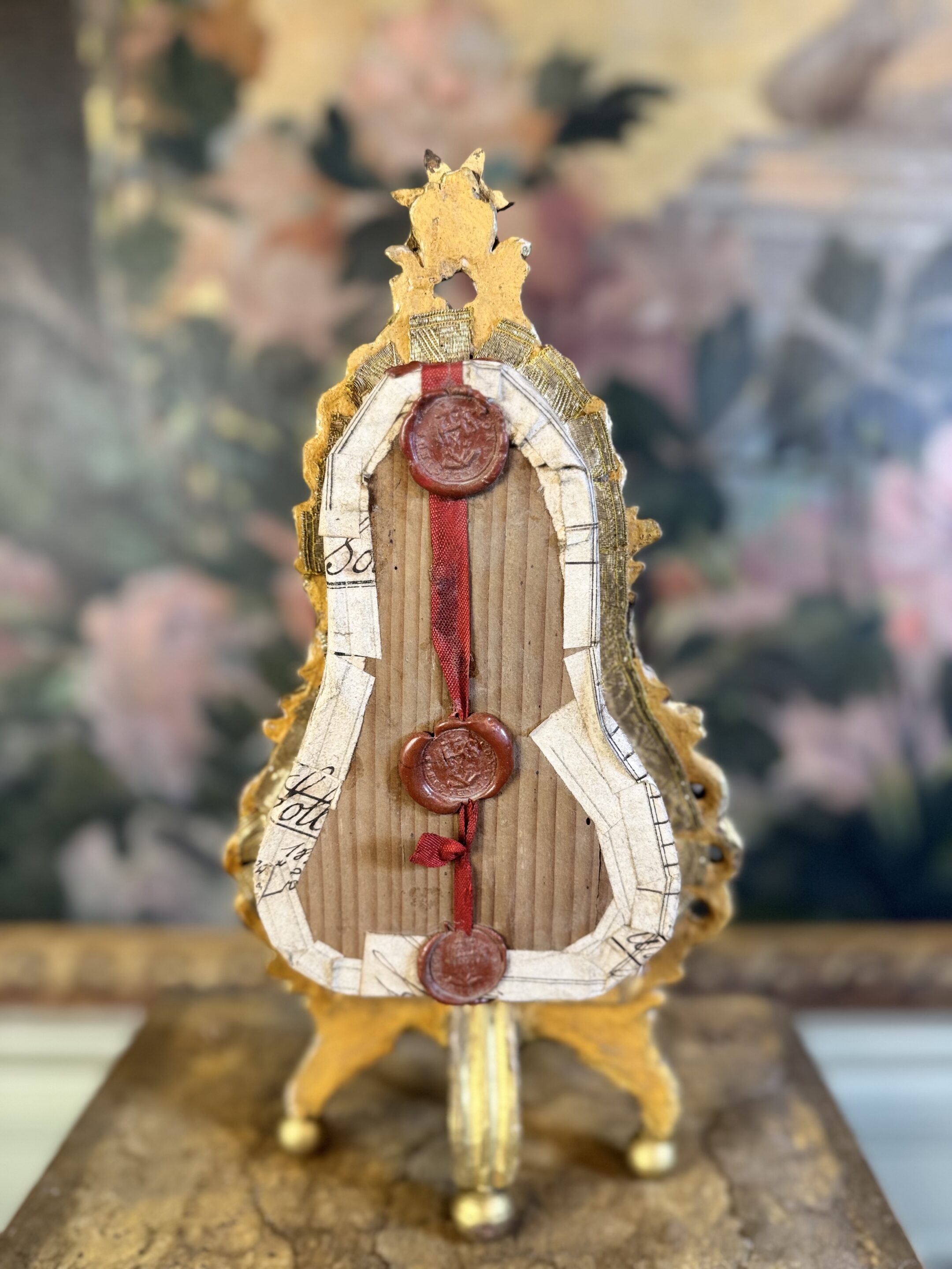 Monstrance reliquaire des saints Sylvestre et Grégoire – XVIIIe – Image 4