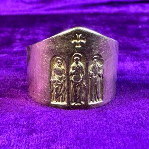 Anneau épiscopal dit conciliaire, en or de 1965