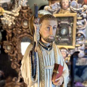 Statue processionnelle de Saint François Xavier - XIXe