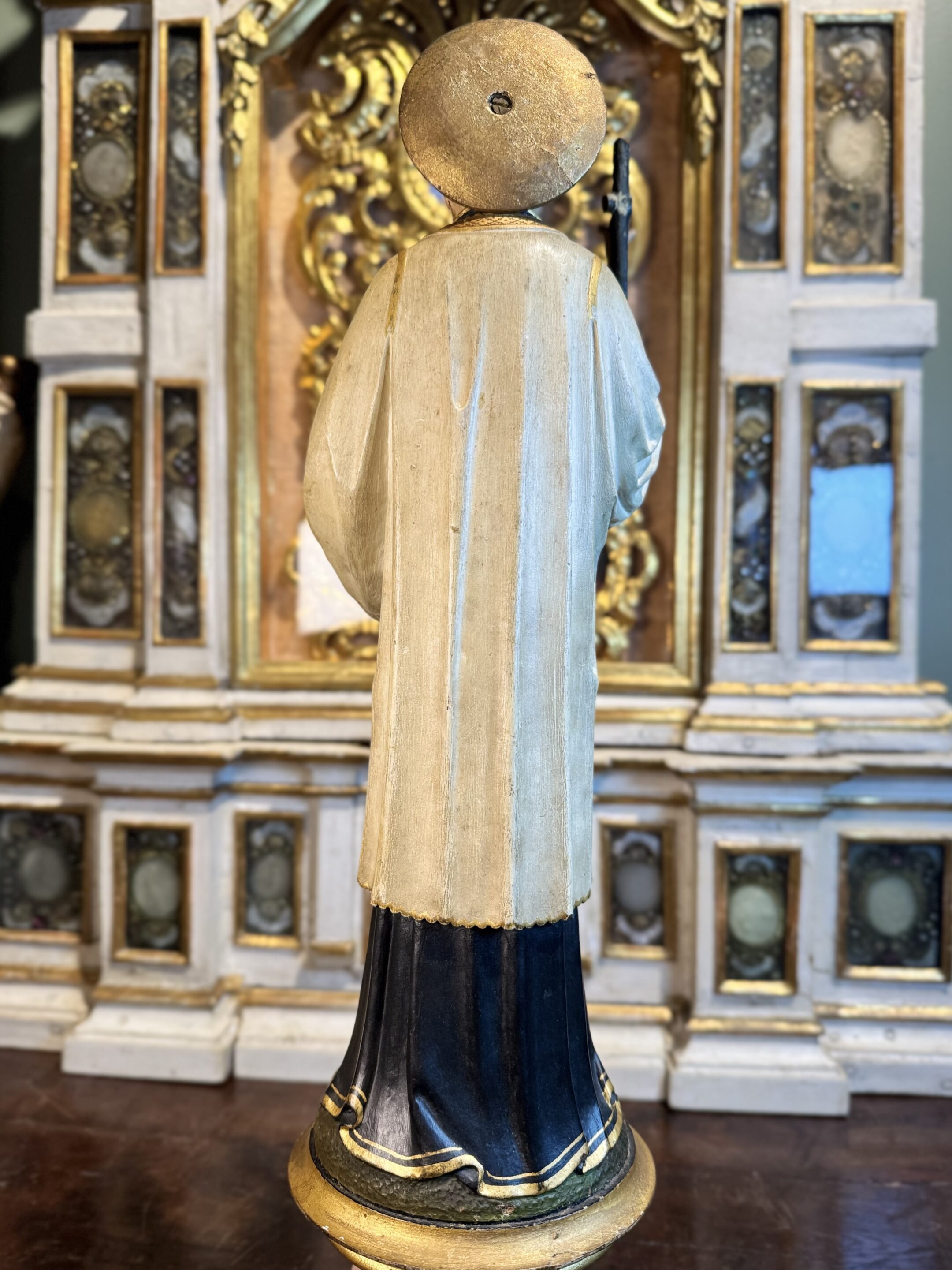 Statue processionnelle de Saint François Xavier - XIXe – Image 4