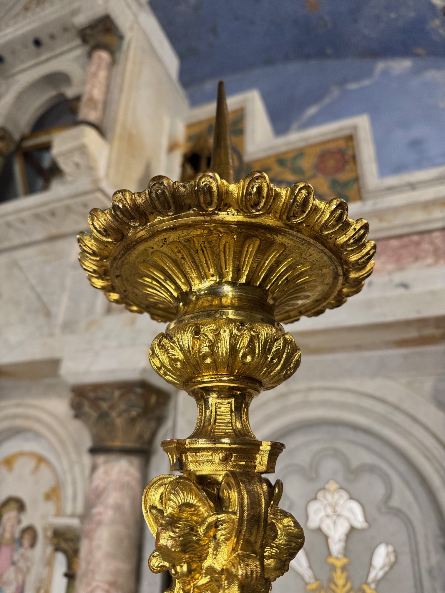 Imposante garniture d’autel - Circa 1820 – Image 4