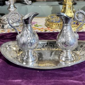 Burettes liturgiques et lavabo - XIXe