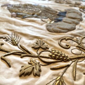 Grande bannière de procession Mariale – XIXe