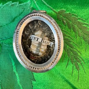 Thèque reliquaire de Saint Roch avec authentique de 1847 - vendue