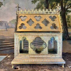 Chasse reliquaire en Bronze – XIXe