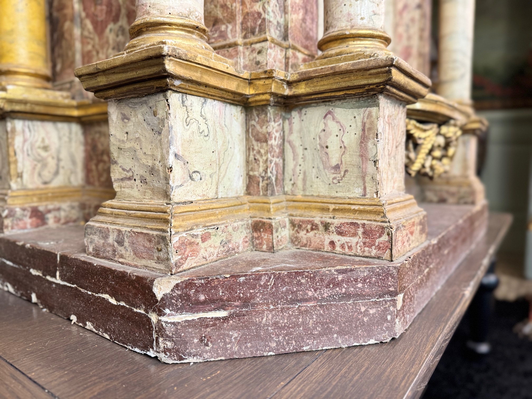 Imposant tabernacle Italien - XVIIe – Image 3