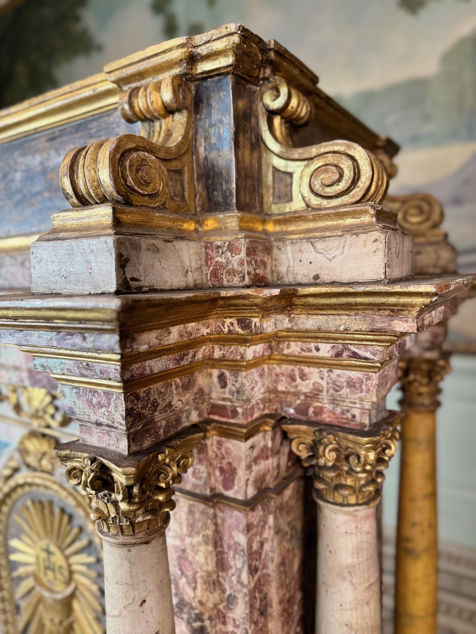 Imposant tabernacle Italien - XVIIe – Image 5