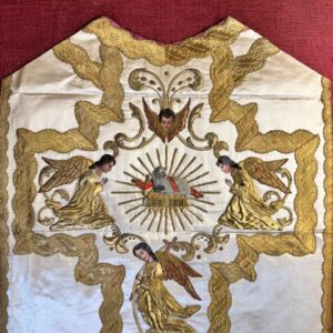 Elément de chasuble aux anges – XIXe