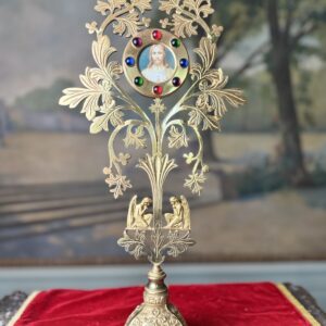 Reliquaire néogothique en Bronze - XIXe - réservé