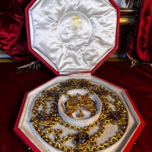 Collier de camérier secret aux armes de Pie XI - XXe