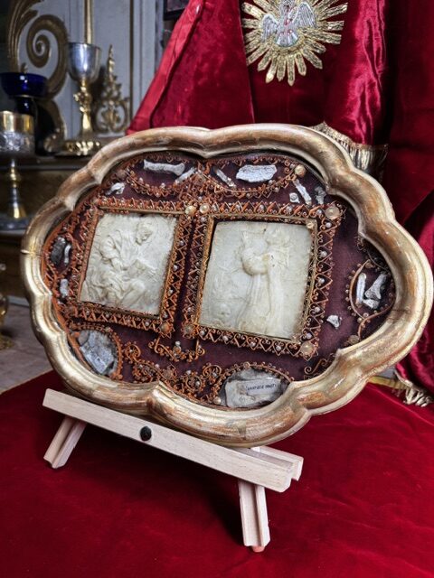 Reliquaire aux deux Agnus Dei - fin XVIIIe – Image 2