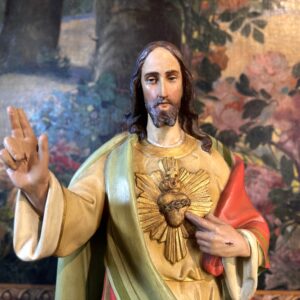Représentation du Christ au Sacré Cœur - circa 1900