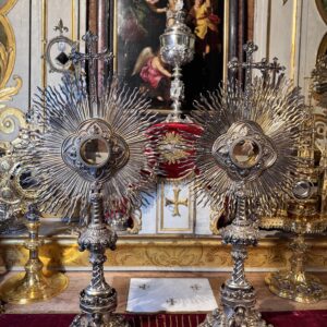 Paire d'ostensoirs en argent - Armand Caillat - XIXe